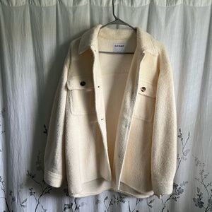 Old Navy Cream Shacket